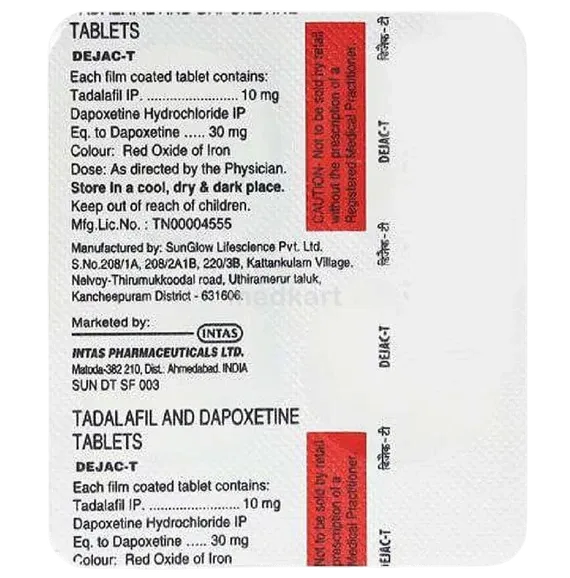 dejac-t tablet 4's
